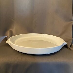 Vintage Corning Ware 12" Microwave Pizza Crisper - White - Rare Find